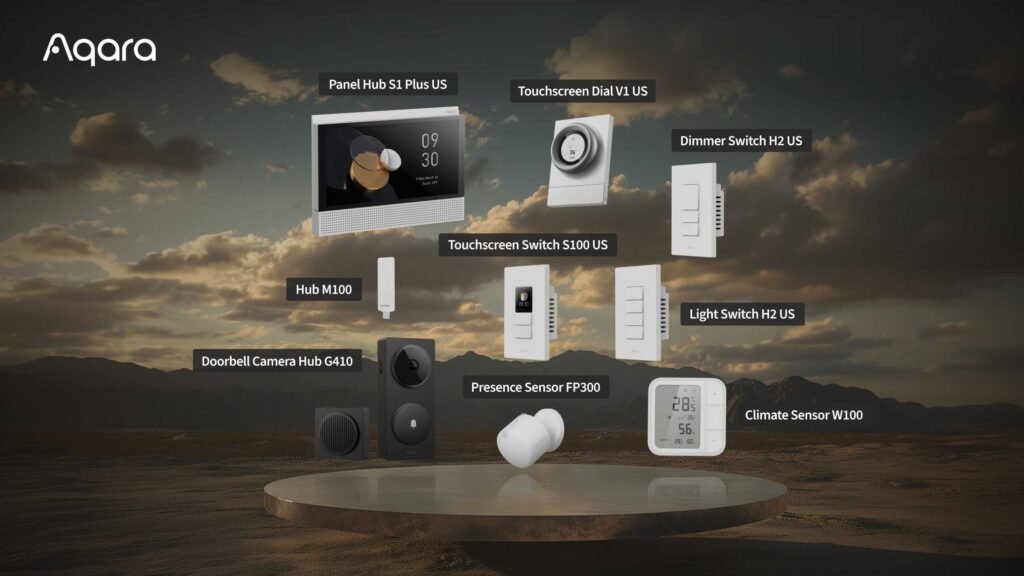 Aqara debuts in-wall control panels & other smart devices at