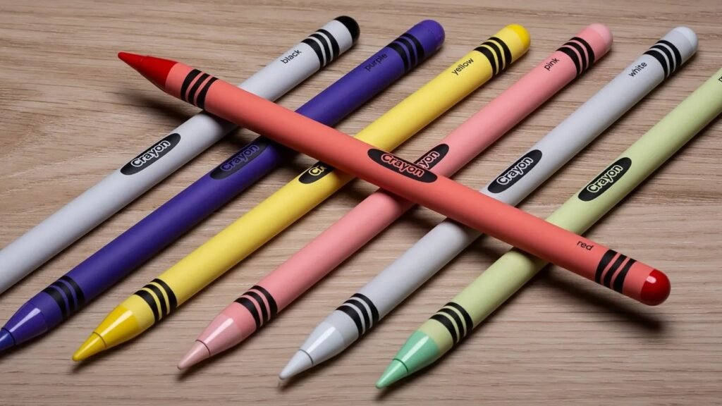 ColorWare's custom Apple Pencil Pro mimics real-world crayons