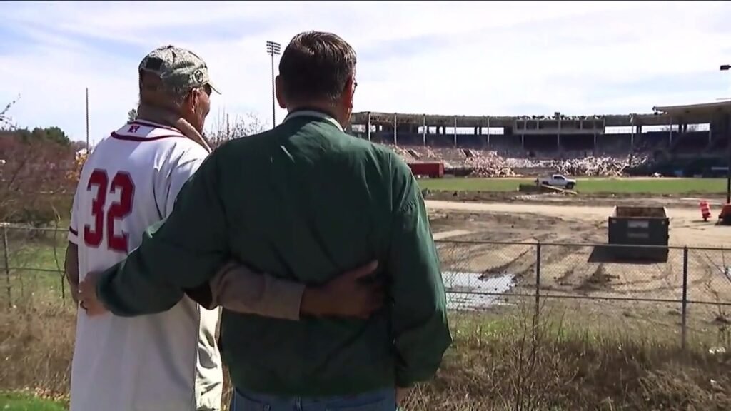 Former umpires visit McCoy Stadium one last time amid demolition