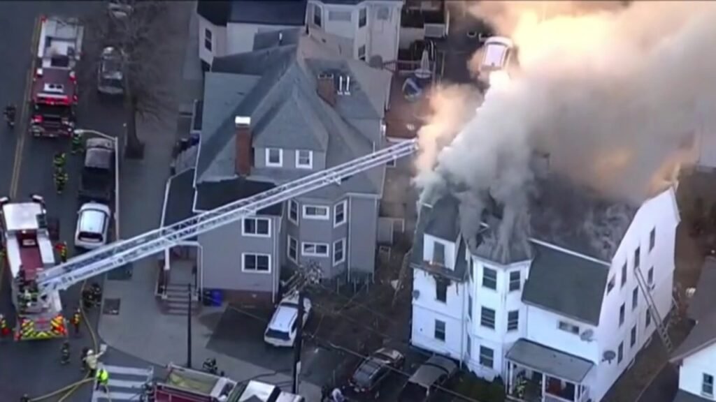 Fire at home in Malden - Boston News, Weather, Sports