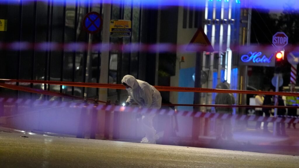 A bomb strikes near the Athens offices of the Greek